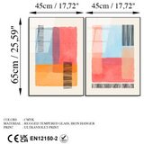 WALLXPERT dekorativna slika od kaljenog stakla (2 komada) uv 949 45 x 65 | ePonuda.com