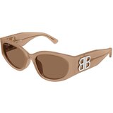 Balenciaga BB0324SK 015 ONE SIZE (55) Rjava/Rjava Cene