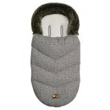 Kikka Boo zimska navlaka za kolica Luxury Fur Dots grey ( KKB41094 ) Cene