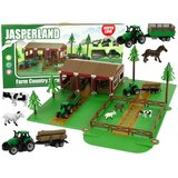 Lean_Toys Kmetija, hlev, živalska domačija, kmetija, dva traktorja | Shoptok.si