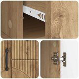 vidaXL Strani šal Artisan hrast 89 x 34,5 x 57 cm Inženirski les, (5000218027) | Shoptok.si