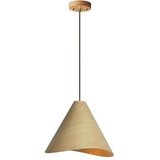  Drveni luster na sajli 1xE27/60W/230V, prečnika 45 cm, masivan/hrast/kaučukovac | Eponuda.com