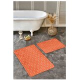 Mila Home Žametne kopalniške preproge v kompletu 2 ks v barvi terakote 60x100 cm – | Shoptok.si