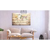  Slika na plutenoj podlozi - World Map: Wooden Oceans [Cork Map] 90x60 | shoptok.hr