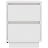  Noćni ormarić s LED svjetlima bijeli 38x34x50 cm | Eponuda.com