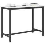  Stol Bijelo 100 x 50 x 77 cm Inženjerska drva i čelik | shoptok.hr
