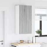 Viseći ormarić s pohranom Siva Sonoma i bijela 50 x 31 x 100 cm | shoptok.hr