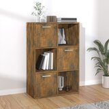 vidaXL Ormarić za pohranu boja dimljenog hrasta 60 x 29,5 x 90 cm Cijene