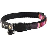 Rogz SafeLoc Buckle Collar 11 mm - ogrlica za mačke (20–31 cm) Crna Cene