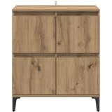  Kreveta Umjetnički hrast 60 x 35 x 70 cm Obrađeno drvo i čelik | Eponuda.com