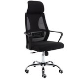 Shumee Topeshop FOTEL NIGEL CZERŃ office /computer chair Padded seat Mesh backrest Shumee Topeshop FOTEL NIGEL CZERŃ office /computer chair Padded seat Mesh backrest Slike