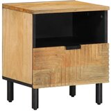 vidaXL Nočne omarice 2 kosa Rjava 40x33x46 cm Masivni les Mango, (21822050) | Shoptok.si