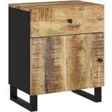  Nočna omarica 50x33x60 cm trden mangov les in inženirski les, (20734742) | Shoptok.si