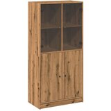 Maison Chic Visoka omara - Komoda - Predalnik z vrati artisian hrast 68x37x142 cm inženirski les, (21720353) | Shoptok.si
