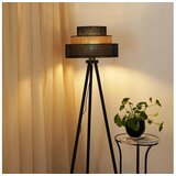  Brilagi - Stojeća lampa DAKOTA LUNETA 1xE27/15W/230V crna/ratan | Eponuda.com
