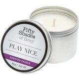 Fifty Shades of Grey masažna sveča Fifty Shades Of Grey Play Nice Vanilija, 90g | Shoptok.si