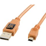 Tethertools USB kabel USB-mini-B vtič\, USB-A vtič 4.60 m oranžna CU5451, (20417193) | Shoptok.si