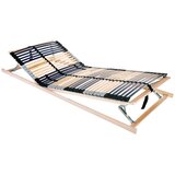 LEŽAJ s letvicama Smeđa 80 x 190 cm Čvrsto drvo bukve | shoptok.hr