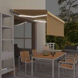  Tenda na ručno uvlačenje s roletom LED 3 x 2 5 m žuto-bijela Cijene