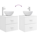  Set ormarića za kupaonicu 3 kom. Bijela 49,5 x 35 x 63 cm | shoptok.hr