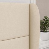  Uši uzglavlja Krema 80 x 23 x 6 cm tkanina | shoptok.hr