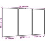  Magnetna bijela ploča sklopiva 150 x 80 x 1 7 cm aluminijska | shoptok.hr