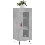  Komoda siva boja betona 34,5x34x90 cm od konstruiranog drva | shoptok.hr