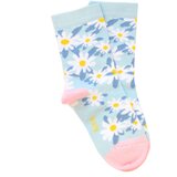 Koly Socks Čarape sa cvetićima bebi plave Cene