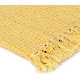 vidaXL Odeja iz bombaža 160x210 cm gorčično rumena | Shoptok.si