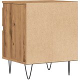 vidaXL Noćni ormarići 2 kom Artisan hrast 40x35x50 cm izrađeno drvo | shoptok.hr