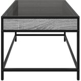  Stolić s beskonačnim LED svjetlima boja hrasta 70x50x41 cm | shoptok.hr