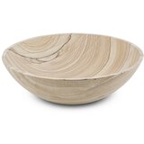  Nasadni okrugli umivaonik (Promjer: 40 cm, Bež - smeđa boja) Cijene