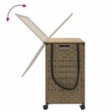  Košara za rublje s kotačima 66x35x60 cm od ratana | shoptok.hr