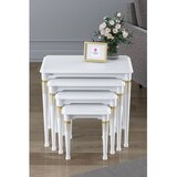Hanah home set od 4 umetnutih stočića Zeyra Avangart, beli | Eponuda.com