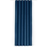 Filumi Modra žametna zavesa za delno zatemnitev 200x175 cm Velto – | Shoptok.si