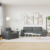 SOFA 2 pcs Tamno siva Metal | shoptok.hr
