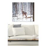Wallity MDF1208198 multicolor decorative mdf painting (3 pieces) Cene