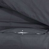  Set posteljine za poplun crna 140 x 200 cm pamučni | shoptok.hr