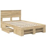  Krevetna konstrukcija s uzglavljem Sonoma hrast 137 x 203 cm | shoptok.hr