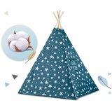  Teepee šator za djecu s nukido svjetlima - plavi | shoptok.hr