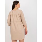 RELEVANCE Dress-RV-SK-6274.36P-camel | Shoptok.si