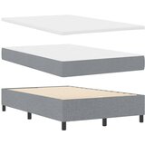  s opruga kutije Svijetlo siva 120 x 190 cm tkanina | shoptok.hr