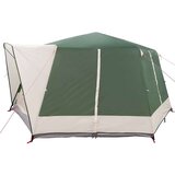  Kabinski šator s krovom s pohranom Zelena 400 x 350 x 212 cm | shoptok.hr