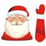 Nalepka za avto Božička | SANTAWIPER, (21372829)