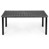 Multi Garden veliki vrtni stol za 8 osoba 180×90 cm za terasu i vrt – siva ploča | shoptok.hr