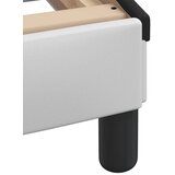  Krevet s madracem Dover bijeli-crni 90 x 190 cm od umjetne kože | shoptok.hr