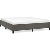  Posteljni okvir temno siv 160x200 cm žamet, (20725100) | Shoptok.si