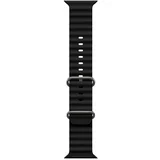 . silikonski remen za iWatch, 42/44/45/49mm, crna, iWatch WA12 Black