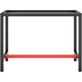  Okvir za radni stol mat crni i mat crveni 110x50x79 cm metalni | Eponuda.ba