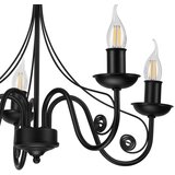  Luster na lancu DONATO 5xE14/40W/230V crna | Eponuda.com